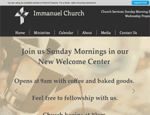 Tablet Screenshot of immanuelchurch.us